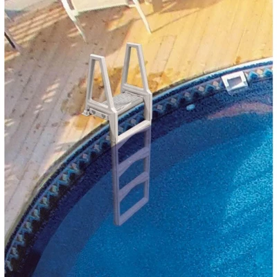Confer 63552X Sturdy 46 To 56 Inch Adjustable Above Ground Swimming Pool Ladder 5 Confer 63552X Sturdy 46 To 56 Inch Adjustable Above Ground Swimming Pool Ladder - Image 3