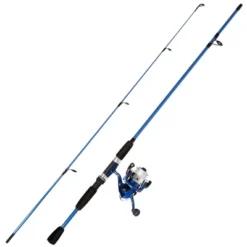 Leisure Sports Kids' 65" Fishing Rod And Reel Combo With Size 20 Spinning Reel - Sapphire Blue Metallic Finish