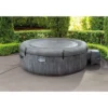 Intex Greywood Deluxe 4 Person Outdoor Portable Inflatable Hot Tub Spa With Multi-Color LED Light, Foam Headrests, And 140 Soothing Bubble Jets, Gray 2 Intex Greywood Deluxe 4 Person Outdoor Portable Inflatable Hot Tub Spa With Multi-Color LED Light, Foam Headrests, And 140 Soothing Bubble Jets, Gray -Swimline Shop GUEST 16e750f0 36a8 40b2 8133 89fb92c70ecd