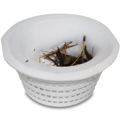 Swimline Swim Central 5pc White Basket Buddy One Size Pool Filter Basket Skimmer Socks 2 Swimline Swim Central 5pc White Basket Buddy One Size Pool Filter Basket Skimmer Socks