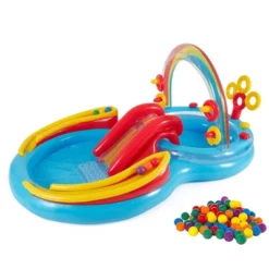 Intex Rainbow Slide Inflatable Pool And Water Slide Ring Center -Swimline Shop GUEST 1b3ec625 727c 4899 bd42 928b6e6d6a74