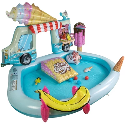Northlight 82" Ice Cream Truck Inflatable Swimming Spray Pool And Play Center 4 Northlight 82" Ice Cream Truck Inflatable Swimming Spray Pool And Play Center - Image 2