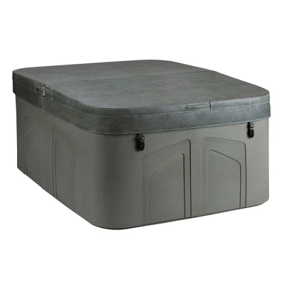 Life Smart 4 Person Plug And Play Thermal Friction Heating Square Hot Tub Spa With 13 Jets, Cover, And Multi Color LED Lighting System, Taupe 5 Life Smart 4 Person Plug And Play Thermal Friction Heating Square Hot Tub Spa With 13 Jets, Cover, And Multi Color LED Lighting System, Taupe - Image 3