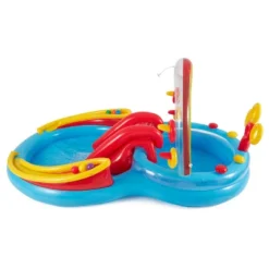 Intex Rainbow Slide Inflatable Pool And Water Slide Ring Center -Swimline Shop GUEST 20b402aa 167f 4a43 80e1 bae3b71b0566