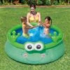 Summer Waves 6 Foot X 20 Inch Inflatable Frog Character Quick Set Kiddie Swimming Pool And Ball Pit With Fast Inflating Design, Green -Swimline Shop GUEST 210b5156 7d59 4608 bf56 d34e2f81f844