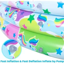 SLOOSH - 58'' Unicorn W/ Cloud Inflatable Kiddie Pool -Swimline Shop GUEST 242804bc 0733 4b48 ba4c 41970e20c4ed