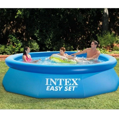 Intex 10’ X 30'" Above Ground Inflatable Pool And Cartridge Filter Pump System 4 Intex 10’ X 30'" Above Ground Inflatable Pool And Cartridge Filter Pump System - Image 2