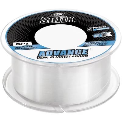Sufix 50 Yard Advance Ice Fluorocarbon Fishing Line - Clear 3 Sufix 50 Yard Advance Ice Fluorocarbon Fishing Line - Clear
