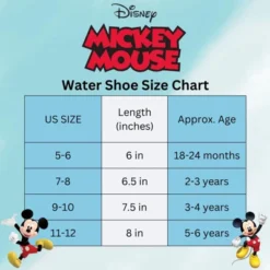 Disney Mickey Mouse Boys Water Shoes - Pool Aqua Socks For Kids- Sandals Bungee Slip On Waterproof Beach Slides Quick Dry (Toddler/Little Kid) -Swimline Shop GUEST 397a4c96 0764 4521 bf8d 38a12f921153