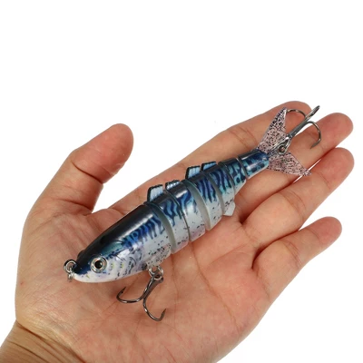 Unique Bargains Fishing Lures Jerk Baits For Bass Fishing Lifelike Freshwater Lures ABS Blue 0.06lb 3 Pcs 6 Unique Bargains Fishing Lures Jerk Baits For Bass Fishing Lifelike Freshwater Lures ABS Blue 0.06lb 3 Pcs - Image 4