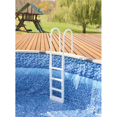 Main Access 200300 Pro Series Above Ground Swimming Pool In-pool Ladder W/ Mat 3 Main Access 200300 Pro Series Above Ground Swimming Pool In-pool Ladder W/ Mat