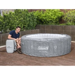 Coleman Sicily SaluSpa Inflatable Round Outdoor Hot Tub Spa With 180 Soothing AirJets, Filter Cartridge, And Insulated Cover 10 Coleman Sicily SaluSpa Inflatable Round Outdoor Hot Tub Spa With 180 Soothing AirJets, Filter Cartridge, And Insulated Cover -Swimline Shop GUEST 4f39fe1b 08e0 4826 8bf1 cf8a1303a440