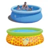 JLeisure Avenli 8' X 25" & 5' X 16.5" 2 To 3 Person Capacity Prompt Set And 3D Pineapple Above Ground Kids Inflatable Outdoor Swimming Pool (2 Pack) -Swimline Shop GUEST 501d124a 89bd 48a1 b680 398e3ebd694b