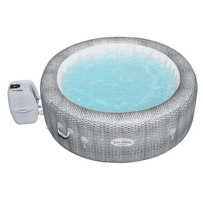 Bestway SaluSpa AirJet Honolulu 6 Person Inflatable Portable Hot Tub Spa And 2 Intex PureSpa Attachable Cup Holder Refreshment Trays 3 Bestway SaluSpa AirJet Honolulu 6 Person Inflatable Portable Hot Tub Spa And 2 Intex PureSpa Attachable Cup Holder Refreshment Trays