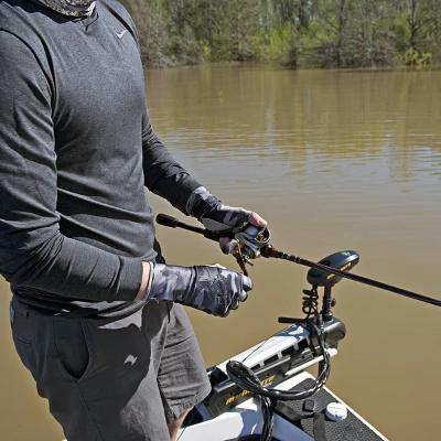 Cordova Safety Products Rock Fish Half-Finger Guide Gloves - Gray/Black 3 Cordova Safety Products Rock Fish Half-Finger Guide Gloves - Gray/Black