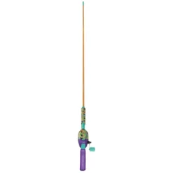 Kid Casters Fish Camo Tangle-Free Combo - Neon