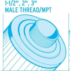 Unicel 5CH-402 40 Square Foot Filter Media 5.18 Inch Diameter Del Sol Spas Replacement Cartridge For 6540 And 723 Model Hot Tubs