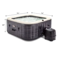 Intex PureSpa Plus 6 Person Portable Inflatable Square Hot Tub Spa With 190 Bubble Jets And Built In Heater Pump 11 Intex PureSpa Plus 6 Person Portable Inflatable Square Hot Tub Spa With 190 Bubble Jets And Built In Heater Pump -Swimline Shop GUEST 5a17a63f 9b8f 4c0e 9304 7fdd61cd6479