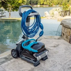 Dolphin Nautilus CC Plus Robotic Pool Cleaner With Universal Caddy For Pool