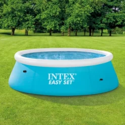 Intex 28101EH Easy Set 6 Foot X 20 Inch Round Above Ground Outdoor Backyard Kids Swimming Pool, 234 Gallons Of Water Capacity, Blue -Swimline Shop GUEST 5ee5e334 97da 4dd6 8f94 a20710b39ca6
