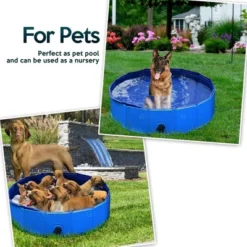 Zone Tech Foldable Pet Swimming Pool - Premium Quality Easy To Store Foldable Playing Bath Pool For Kids And Pets, Leakproof Tub For Indoor & Outdoor 11 Zone Tech Foldable Pet Swimming Pool - Premium Quality Easy To Store Foldable Playing Bath Pool For Kids And Pets, Leakproof Tub For Indoor & Outdoor -Swimline Shop GUEST 5ee69bca 9a1f 4f71 a39b 3f0ebfec5c73