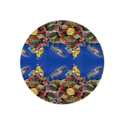 Summer Waves P10008305 8 Foot Wide Transparent Quick Set Inflatable Top Ring Kiddie Swimming Pool With Deep Sea Ocean Life Graphics And 3D Goggles