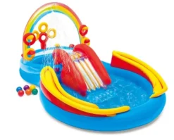 Intex Inflatable Rainbow Ring Play Center Pool