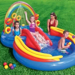 Intex 9.75ft X 6.33ft X 53in Inflatable Rainbow Play Pool And Ocean Play Pool -Swimline Shop GUEST 6bcc8e6a 74ba 4dc2 a086 cb61a935432b