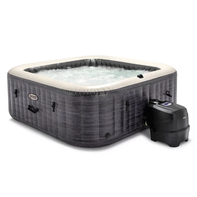 Intex 28451EP PureSpa Plus Greystone Inflatable Square Hot Tub Spa, 94 X 28", With Type S1 Easy Set Spa Filter Replacement Cartridges, 12 Pack 3 Intex 28451EP PureSpa Plus Greystone Inflatable Square Hot Tub Spa, 94 X 28", With Type S1 Easy Set Spa Filter Replacement Cartridges, 12 Pack