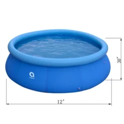 JLeisure Avenli 12014 1 To 2 Person Capacity Prompt Set Kids Above Ground Inflatable Outdoor Backyard Kiddie Swimming Pool, Blue -Swimline Shop GUEST 6e968930 afb7 400c 8f71 5e6d7772a33f