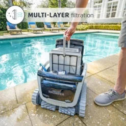 Dolphin Explorer E70 Robotic Cleaner With Wi-Fi & Temp Sensor For In-Ground Pools Up To 50 Ft Swivel Cord Active Scrubbing Easy Access Top Load Filter -Swimline Shop GUEST 72dd25c7 9c93 448f a45b 08422b9d0eba