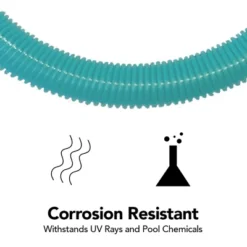 Puri Tech Universal Pool Cleaner Suction Hose 48 Inches Long Aqua Color For Kreepy Krauly, Baracuda G3/G4, Navigator, & More Universal Fit Easy To Install -Swimline Shop GUEST 73d3c82f a2ee 4777 aad5 6431951d0974