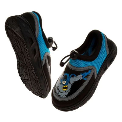DC Comics Batman Boys Water Shoes -Kids Aqua Socks- Sandals Waterproof Sports Slip-on Superhero Beach Slides Swim Slippers (Toddler/Little Kid) 4 DC Comics Batman Boys Water Shoes -Kids Aqua Socks- Sandals Waterproof Sports Slip-on Superhero Beach Slides Swim Slippers (Toddler/Little Kid) - Image 2