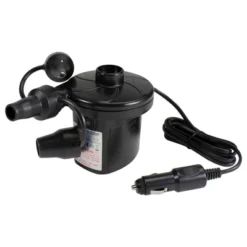 Pool Central Battery Operated Or DC Electric Powered Inflate And Deflate Air Pump 4.5" - Black