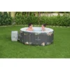 Bestway Aruba 3 Person Inflatable Round Outdoor Hot Tub SaluSpa With 110 Soothing AirJets, Filter Cartridge, Spa Pump, And Insulated Cover - Gray -Swimline Shop GUEST 7b703e63 738f 43ea 86db 8a0d1f6cf10a