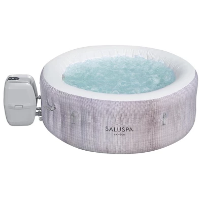 Bestway Cancun SaluSpa Inflatable Round Hot Tub Spa With 120 AirJets & EnergySense Waterproof Round Thermal Protective Spa Cover, Gray 5 Bestway Cancun SaluSpa Inflatable Round Hot Tub Spa With 120 AirJets & EnergySense Waterproof Round Thermal Protective Spa Cover, Gray - Image 3