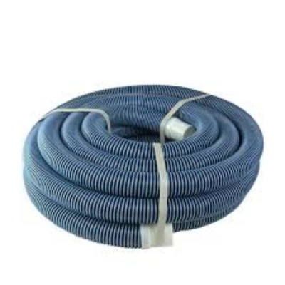 Pool Central Spiral Wound EVA Vacuum Hose With White Cuffs 24' X 1.25"- Blue 4 Pool Central Spiral Wound EVA Vacuum Hose With White Cuffs 24' X 1.25"- Blue - Image 2