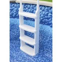 Main Access 200200 Easy Incline Above Ground Swimming Pool Ladder With Complete Entry System And Aluminum Handrails - White -Swimline Shop GUEST 8d22d243 e8d2 4ebb 9a4c 1e28f004e848