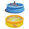 JLeisure Avenli 8' X 25" & 5' X 16.5" 2 To 3 Person Capacity Prompt Set And 3D Orange Above Ground Kids Inflatable Outdoor Swimming Pool (2 Pack) -Swimline Shop GUEST 8da98229 0f2f 4011 8e64 d1ed5abe5dbb