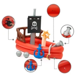 Teamson Kids Water Pool Pirate Ship Inflatable Kids Sprinkler With Air Pump, Beach Balls, & Accessories, Inflatable Outdoor Play Sprinkler System, Red 14 Teamson Kids Water Pool Pirate Ship Inflatable Kids Sprinkler With Air Pump, Beach Balls, & Accessories, Inflatable Outdoor Play Sprinkler System, Red -Swimline Shop GUEST 8fc3788b db6d 40f5 abec 9dc762938438