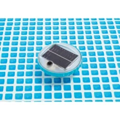 Intex 28690E 3 Color Changing Blue Green Red Purple Teal Solar Powered Auto On LED Floating Pool Light
