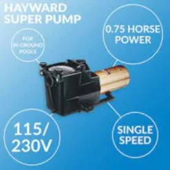 Hayward 3/4 HP SUPER PUMP, OL