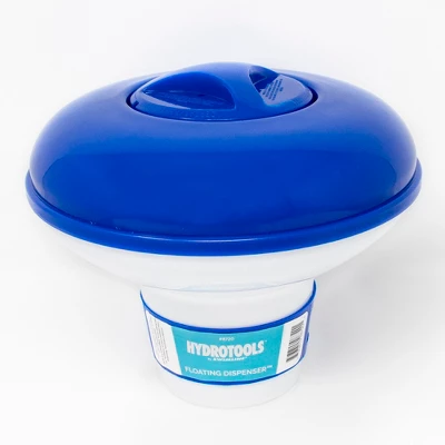 Swimline HydroTools Adjustable Floating Swimming Pool Chemical Dispenser 10" - White/Blue 3 Swimline HydroTools Adjustable Floating Swimming Pool Chemical Dispenser 10" - White/Blue