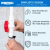 HYDROTOOLS By SWIMLINE Tube Style 7' Poolside Shower W/Adjustable Head & Foot Tap Spigot & Valve Controls For Outdoor Backyard Beach Spa