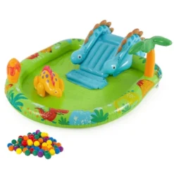 Intex 57166EP Little Dino Dinosaur Themed Inflatable Backyard Pool Play Center -Swimline Shop GUEST 9f9933ca 66b9 47d3 8562 95074140d2ad