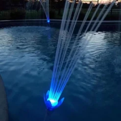 Magic Pool Fountain Multicolor LED Water Powered Swimming Pool Fountain W/Color Changing Light Bulb, Pool Jet Powered No Electricity, Red, Green, Blue -Swimline Shop GUEST 9fc027cb 65c2 46df b476 0a13d424d425