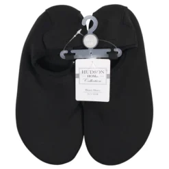 Hudson Baby Kids And Adult Water Shoes For Sports, Yoga, Beach And Outdoors, Solid Black