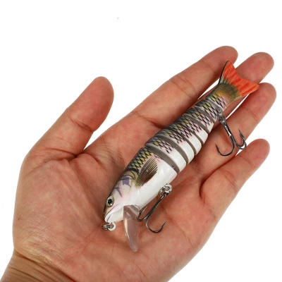 Unique Bargains Fishing Lures Jerk Baits For Bass Fishing Lifelike Freshwater Lures ABS Multicolor 0.04lb 3 Pcs 6 Unique Bargains Fishing Lures Jerk Baits For Bass Fishing Lifelike Freshwater Lures ABS Multicolor 0.04lb 3 Pcs - Image 4
