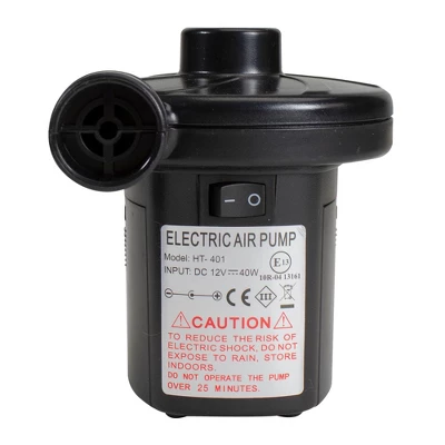 Pool Central Battery Operated Or DC Electric Powered Inflate And Deflate Air Pump 4.5" - Black 6 Pool Central Battery Operated Or DC Electric Powered Inflate And Deflate Air Pump 4.5" - Black - Image 4