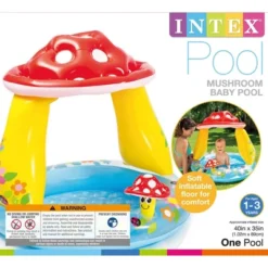 Intex Inflatable Mushroom Water Play Center Kiddie Baby Swimming Pool Ages 1-3 -Swimline Shop GUEST a57d7654 4981 4abf ba4f ece4bbe56820